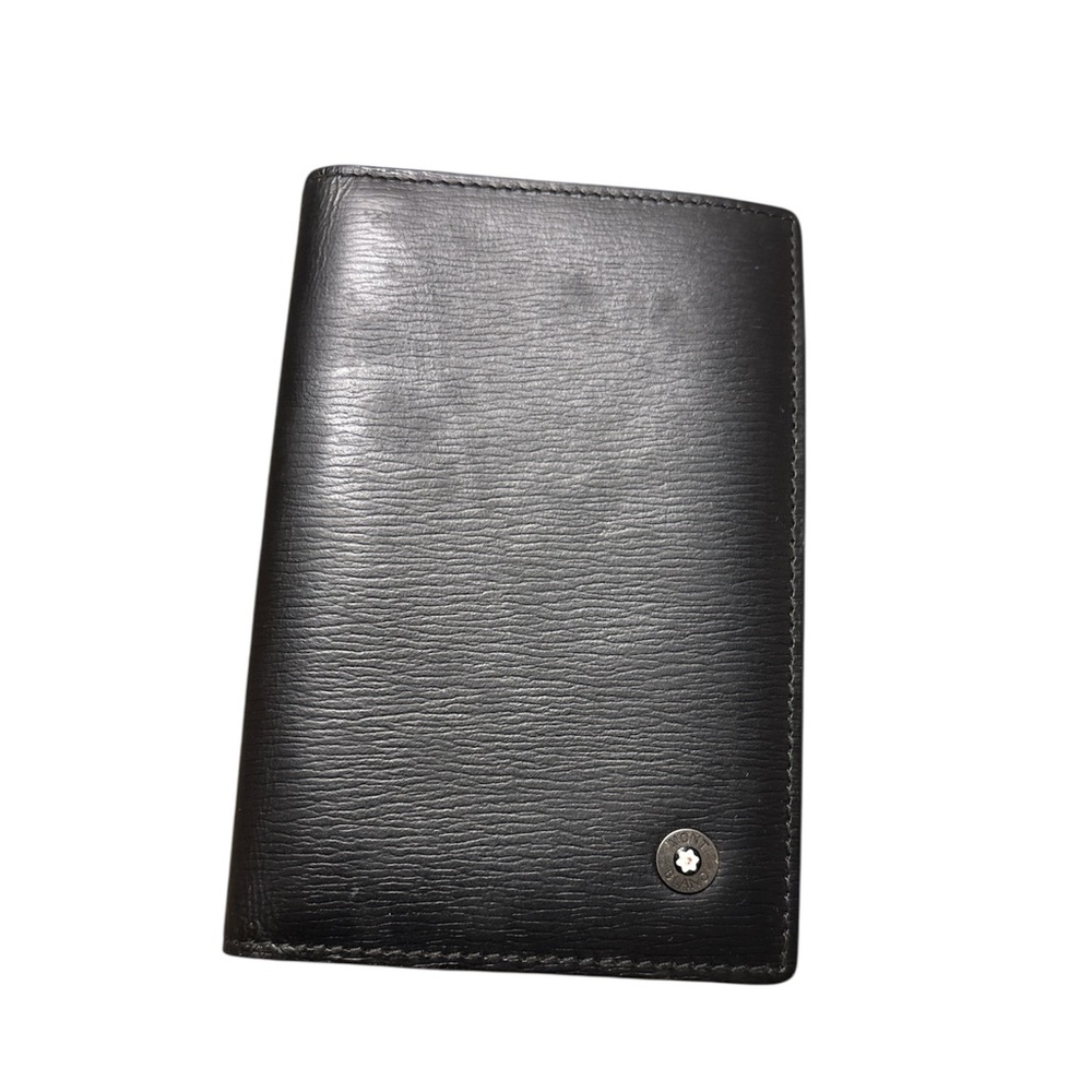 Mont Blanc Elegant Mini Black Leather Wallet